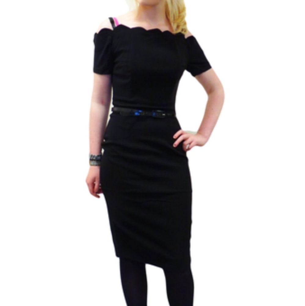 NWT Bettie Page black pin up dress
